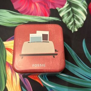 Fossil watch box. Vintage feel.